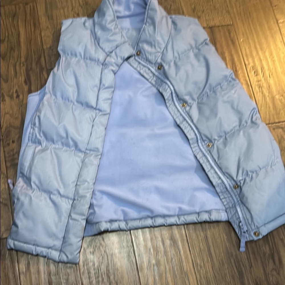 Light Blue Women's Puffer Vest